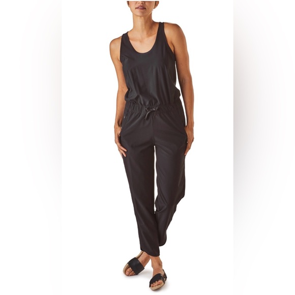 Patagonia Pants - Patagonia Black Sleeveless Drawstring Jumpsuit